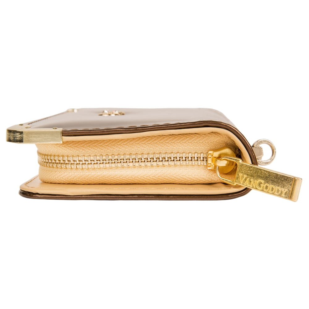 Women's Clutch Wallet Evening Purse Wristlet with Cell Phone Compartment (Fits up to 6.25In x 3.1In)