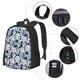 thumbnail image 2 of Easygdp Hawaiian Style Mochila de Gran Capacidad Minimalista Ideal para Escuela, Viajes y Uso Diario, 2 of 6