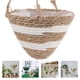 thumbnail image 4 of Maceta colgante tejida para flores, cesta colgante para flores, maceta colgante para flores, 4 of 8