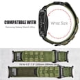 thumbnail image 4 of FL Compatible with Samsung Galaxy Watch 8 Classic 46mm/Galaxy Watch 8 40mm 44mm,Rugged Nylon Woven Loop Sport Adjustable Strap Replacement Wristband, 4 of 7
