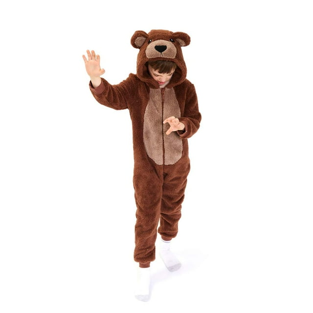 Pijama Cosusket Brown Bear para niños de 2 a 14 años, poliéster