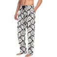 thumbnail image 4 of Top-kevin Men's Pajama Bottoms Colorful Dinosaurs Grunge Pants for Men, 4 of 6