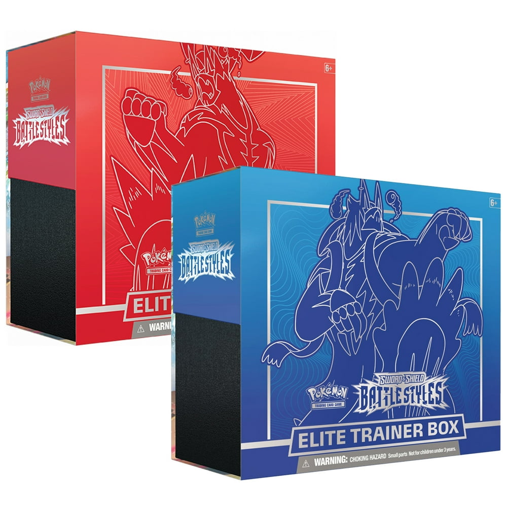 Pokemon Battle Styles Elite Trainer Box + Booster Packs TCG Walmart