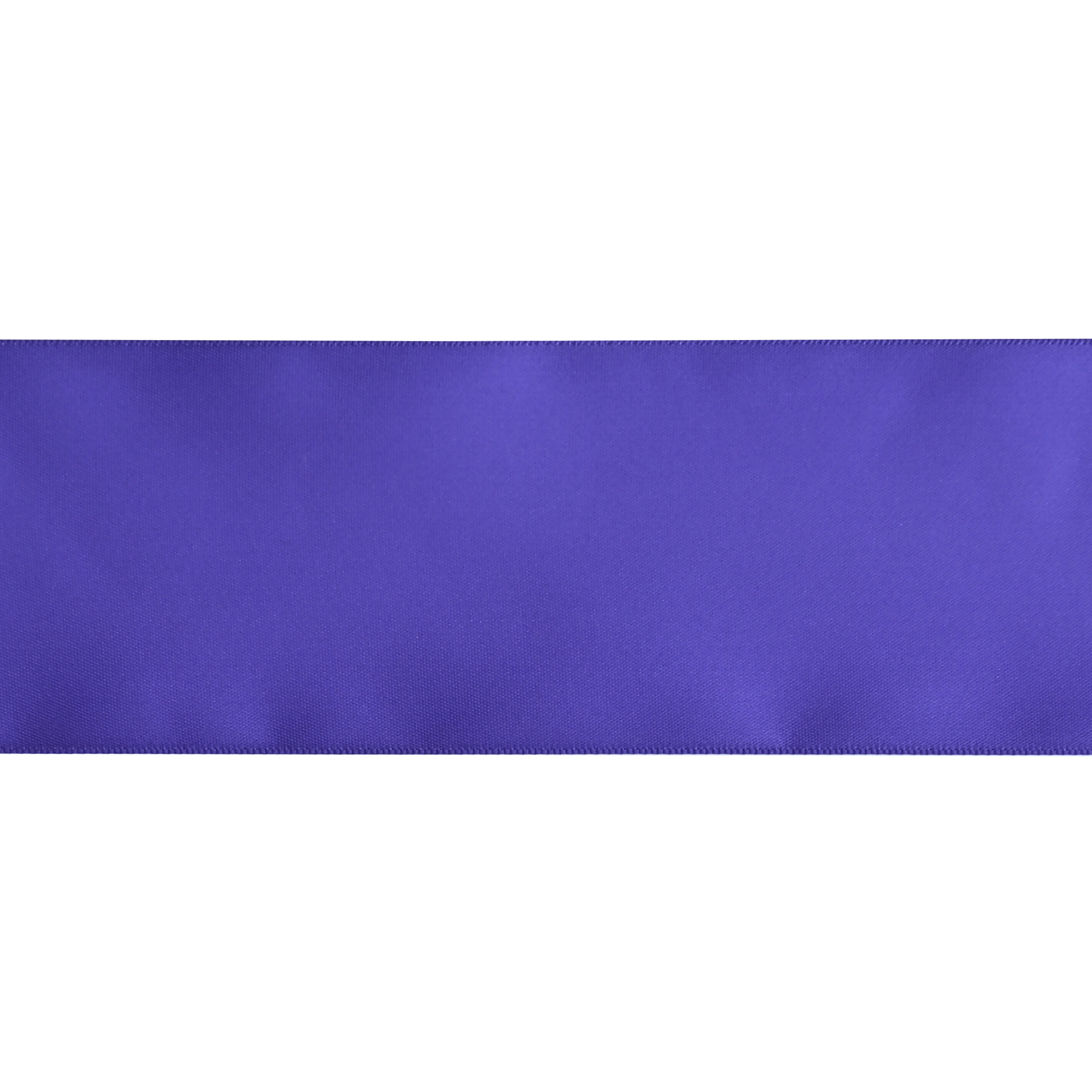 Gwen Studios 2.5" Purple Satin Ribbon, 3 Yards