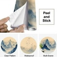 thumbnail image 4 of Peel and Stick Wallpaper Large Mountain Distressed Nature Landscape Mountain Mountains Misty Modern Art Wall Mural Decor Self Adhesive and Removable 69in x 98in, 4 of 8