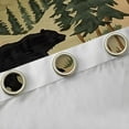 thumbnail image 4 of Feelyou Cabin Bear Animal Blackout Curtains Set of 2 (52x84 Each), Rustic Farmhouse Plant Window Curtains, Teens Kids Boys Girls Curtains and Drapes, Black Out Curtains Decor, 4 of 6