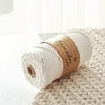 thumbnail image 4 of Macrame Cord, Natural Cotton Macrame Rope, Twisted White Cotton Cord for Plant 5mm-, 4 of 7