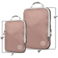 thumbnail image 4 of Compression Packing Cubes - Travel Organizers (Dusty Rose) by TRIPPED Travel Gear, 4 of 7