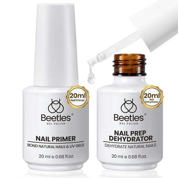 Deshidratador de uñas e imprimador Beetles, 20 ml, gran capacidad