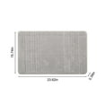 thumbnail image 2 of Bath Mat for Bathroom, Hwkond Bathroom Rugs, Soft And Absorbent Microfiber Bath Rugs, Non-Slip Shower Carpet, Machine Wash Dry, Bath Mats For Bathroom Floor, Tub And Shower,Gray,15.75x23.62in, 2 of 8