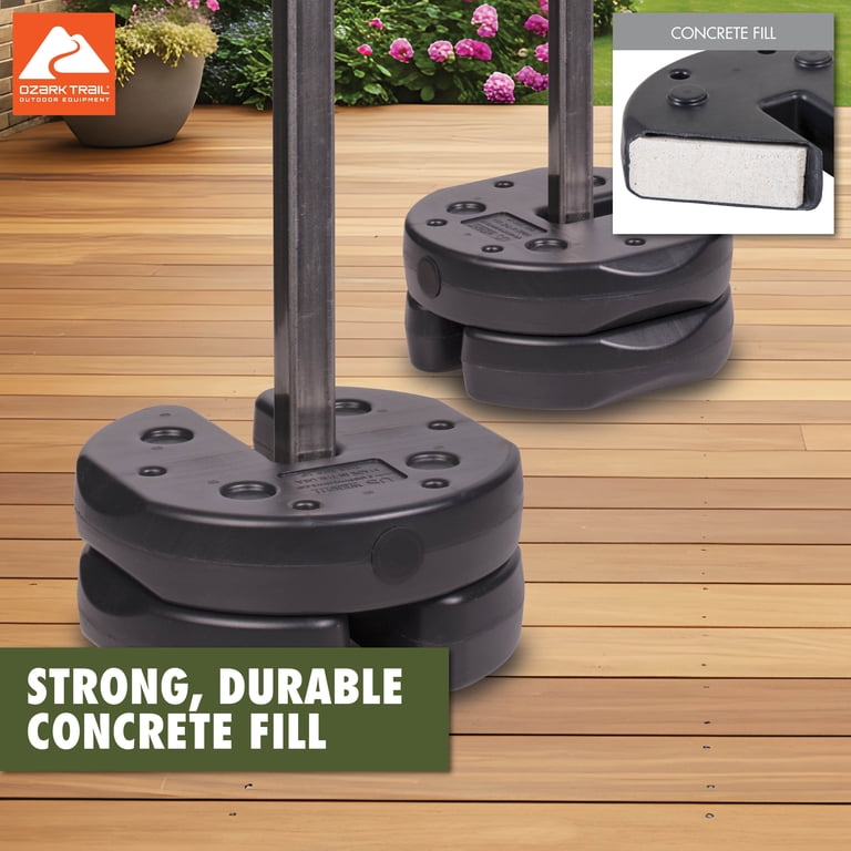 Ozark Trail Canopy Weight Set 4 Pack 30 lbs with Strap for Outdoor