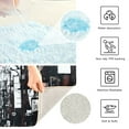 thumbnail image 3 of Yayeee Bath Rug for Bathroom Floor Non Slip Rectangle Fluffy Soft Absorbent Mat, 16"x24", Black Streets, 3 of 7