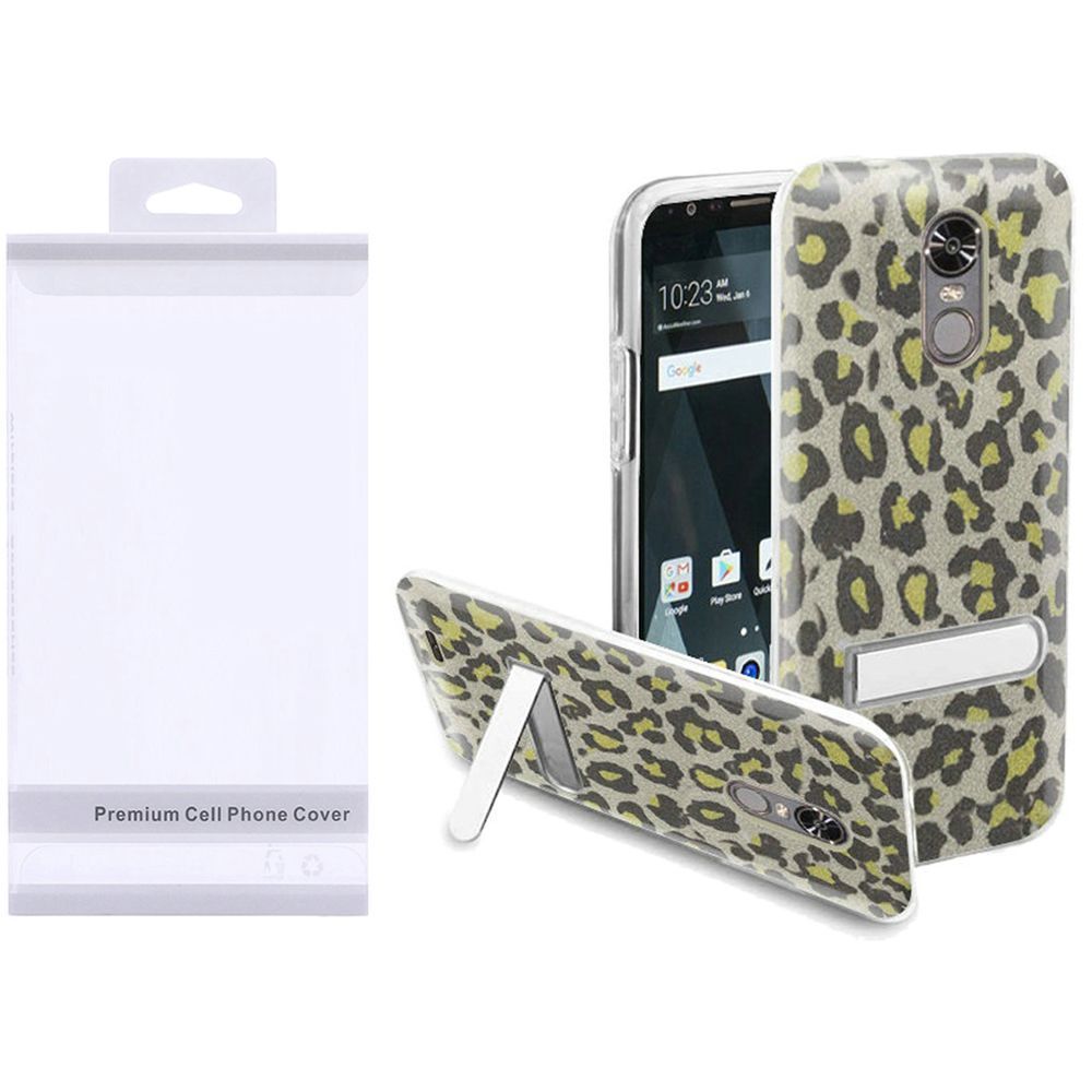 LG Stylo 3 phone case, LG Stylo 3 Plus Case, by Insten Leopard Stand