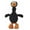 Black Crow, variant on One Dog Toy 14 Inch Chirpies Singing Bird Plush Bungee Neck Tugs Sets Available (Black Crow)