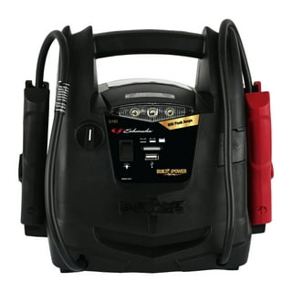 Jump Starter Air Compressor Power Bank Charger with LED Light and DC Outlet  - Costway