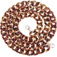 thumbnail image 1 of Handbag Chain Strap Acrylic Chain Strap Replacement Handle For Shoulder Bag Handbag Coffee Bean, 1 of 4