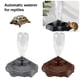 thumbnail image 4 of Greeniant Los accesorios convenientes plásticos del reptil para todos los dispensadores accesorios del agua del reptil de las necesidades del Suministros de alimentación y agua para mascotas Marrón, 4 of 6