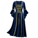 thumbnail image 4 of Disfraz renacentista para mujer, vestido irlandés de terciopelo, disfraz de bruja medieval, disfraz de feria victoriana, disfraz de demonio para carnaval de Halloween, 4 of 4