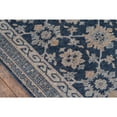 thumbnail image 3 of Momeni Banaras Hand Knotted Wool Blue Area Rug 3'9" X 5'9", 3 of 4