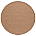 thumbnail image 3 of SAFAVIEH Wicker Paskal Solid Indoor/Outdoor Area Rug, Natural/Brown, 4' x 6', 3 of 3