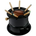thumbnail image 1 of HLONK Cheese Chocolates Fondue Versatile Fondue Melting Pot Kit Stainless Steel Fondue Pot Set Even Heating Fondue Maker Protective Fondue Set with 6 Forks for Melting Chocolates, 1 of 10