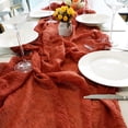 thumbnail image 4 of 2 Pcs Chemin de Table en Gaze 35x70.8 Pouces pour Décoration de Mariage, 4 of 6