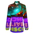 thumbnail image 4 of Long Live Disco Long Sleeve Blouse Woman Streetwear Casual Shirts Summer Oversize Woman Streetwear Clothing Birthday Present, 4 of 7