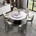 thumbnail image 4 of Round 6 People Dining Table Kitchen Living Room Dressing Dinning Table Set Coffee Hospitality Mesa Comedor Kitchen Furniture My Lux Decor Round, 4 of 10