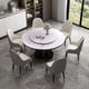 thumbnail image 4 of Round 6 People Dining Table Kitchen Living Room Dressing Dinning Table Set Coffee Hospitality Mesa Comedor Kitchen Furniture My Lux Decor Round, 4 of 10