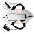 thumbnail image 4 of Bingfone Canvas Tote Bag for Women with Inner Pocket Aesthetic Cute Shopping Tote Bags Reusable Grocery Bags- Rabbit, 4 of 8