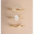 thumbnail image 4 of vylahjewellery Unique Oval Cut Wedding Bridal Set Moissanite Diamond Engagement Anniversary Ring Stackable Mother's Day Gift Ring, 4 of 8