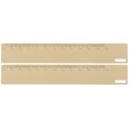 thumbnail image 6 of DINHEAROM 2Pcs Golden Metal Rulers for Measuring and Drawing with Creative Bookmark Design, 6 of 8