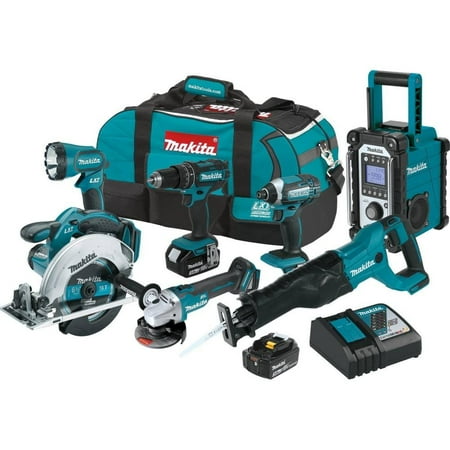 MAKITA XT704 18V LXT® Lithium-Ion Cordless 7-Pc. Combo Kit (3.0Ah)