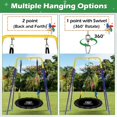 thumbnail image 4 of Plato Swing HeyZoo de 24 pulgadas y 410 kg de capacidad de peso, color negro, 4 of 6