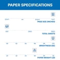 thumbnail image 2 of Impresora Paper Hammermill Premium Color, 28 libras, 11 x 17, 500 hojas, 2 of 7