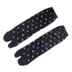 thumbnail image 5 of Calcetines Tabi jinwen para mujer de algodón transpirables con puntera dividida negro, 5 of 8