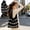 Black-BK-clearacne, variant on Knitted Heart-Patterned Tote Bag Concise Stylish Woven Bag Large-Capacity Shoulder Bag for Women Daily Shopping 14.57 in