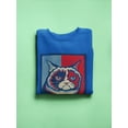 thumbnail image 3 of Grumpy Cat Nope Sweatshirt Women -T-Line Designs, Female Large, 3 of 4