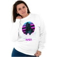 thumbnail image 4 of Vaporwave NASA Space Shuttle Specs Sweatshirt for Men or Women Brisco Brands L, 4 of 6