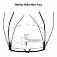 thumbnail image 4 of 5-Pack Reading Glasses for Men women, Blue Light Blocking Readers, Spring Hinge, Black flower print, +2.0, 4 of 8