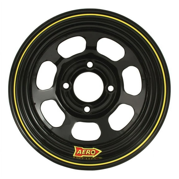 Aero Race Wheels 30-184220 30 Series Roll Formed Wheel - Black - 13 x 8 in. - 2 in. Offset - 4 x 4.25 in. Bolt Circle - 16 lbs