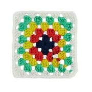 Red Heart Granny Square 250g Soft White - Green Scream