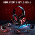 thumbnail image 2 of Auriculares de juego con micrófono con cancelación de ruido, para Ps4 Ps5 Xbox One PC Switch, 2 of 3