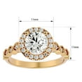 thumbnail image 5 of SuperJeweler 1 3/4 Carat Halo Diamond Engagement Ring in 14 Karat Yellow Gold for Women, 5 of 6