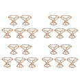 thumbnail image 1 of Paquete de 20 soportes para plantas de aire, soportes para plantas de aire, soportes para Tillandsias, contenedor para plantas purificadoras de aire, soporte para helechos de aire, oro rosa, 1 of 7