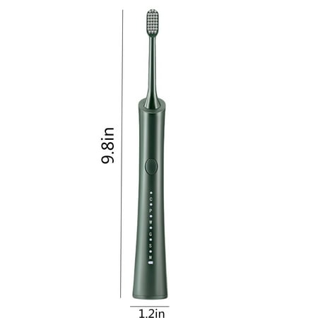 Dezsed Electric Toothbrush Clearance Adult Toothbrush Electric Toothbrush Soft Bristles Cleaning Water-proof Rechargeable Automatic ToothbrushGreen