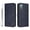 Blue, variant on Flip Case for Samsung Galaxy Note 20 RFID Blocking Magnetic Clasp Wallet Case with 3 Card Slots and Kickstand Function