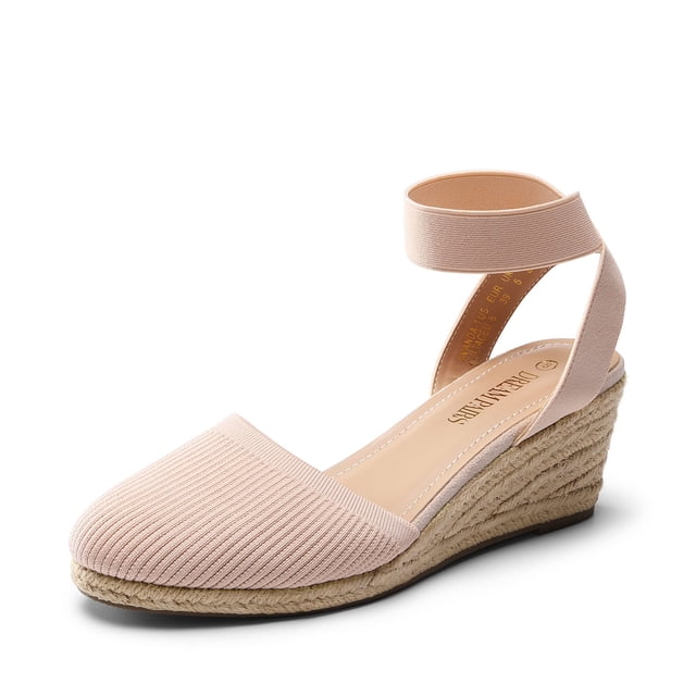 Sandalias de Cuña Espadrilles para Mujer DREAM PAIRS Rosadas Talla 10