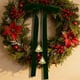 thumbnail image 5 of Christmas Bow Bells Pendant Decorated Velvet Bow Ornaments Christmas Tree Wreath Dress Pendant, 5 of 6