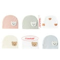 thumbnail image 2 of Infants Skull Hat Muslin Hat Boneless Baby Hat Cotton Caps Shower Gift, 2 of 8